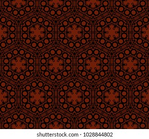 Minimalist geometric seamless background. For digital paper, textile print, page fill. Vector illustration