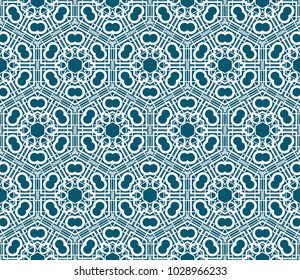 Minimalist geometric seamless background. For digital paper, textile print, page fill. Vector illustration