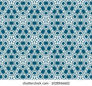 Minimalist geometric seamless background. For digital paper, textile print, page fill. Vector illustration