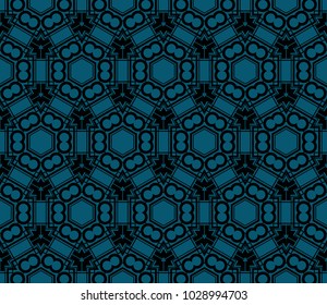 Minimalist geometric seamless background. For digital paper, textile print, page fill. Vector illustration