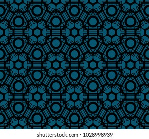 Minimalist geometric seamless background. For digital paper, textile print, page fill. Vector illustration