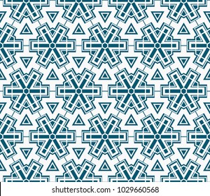 Minimalist geometric seamless background. For digital paper, textile print, page fill. Vector illustration