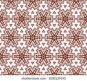Minimalist geometric seamless background. For digital paper, textile print, page fill. Vector illustration