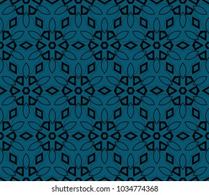 Minimalist geometric seamless background. For digital paper, textile print, page fill. Vector illustration