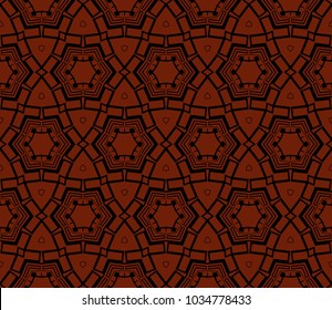 Minimalist geometric seamless background. For digital paper, textile print, page fill. Vector illustration