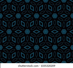 Minimalist geometric seamless background. For digital paper, textile print, page fill. Vector illustration