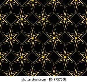 Minimalist geometric seamless background. For digital paper, textile print, page fill. Vector illustration