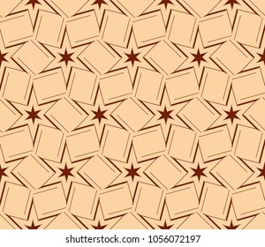 Minimalist geometric seamless background. For digital paper, textile print, page fill. Vector illustration