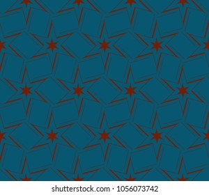 Minimalist geometric seamless background. For digital paper, textile print, page fill. Vector illustration