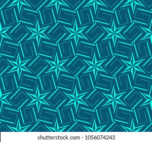 Minimalist geometric seamless background. For digital paper, textile print, page fill. Vector illustration