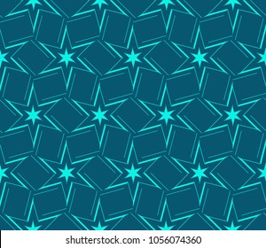 Minimalist geometric seamless background. For digital paper, textile print, page fill. Vector illustration