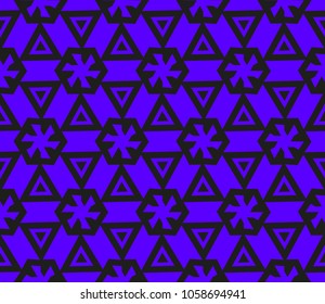 Minimalist geometric seamless background. For digital paper, textile print, page fill. Vector illustration