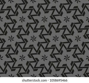Minimalist geometric seamless background. For digital paper, textile print, page fill. Vector illustration