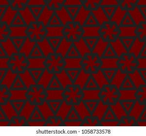 Minimalist geometric seamless background. For digital paper, textile print, page fill. Vector illustration
