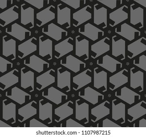 Minimalist geometric seamless background. For digital paper, textile print, page fill. Vector illustration