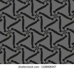Minimalist geometric seamless background. For digital paper, textile print, page fill. Vector illustration