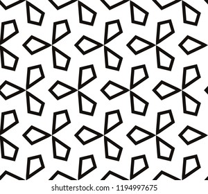 Minimalist geometric seamless background. For digital paper, textile print, page fill. Vector illustration