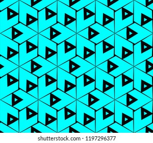 Minimalist geometric seamless background. For digital paper, textile print, page fill. Vector illustration