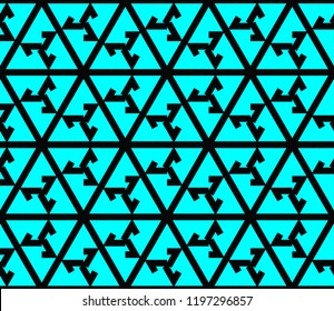 Minimalist geometric seamless background. For digital paper, textile print, page fill. Vector illustration