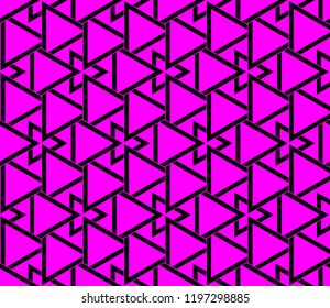 Minimalist geometric seamless background. For digital paper, textile print, page fill. Vector illustration