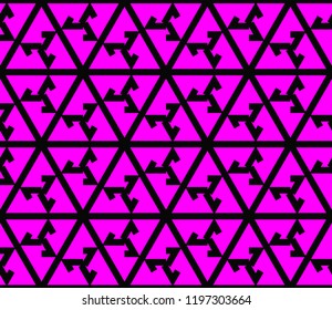 Minimalist geometric seamless background. For digital paper, textile print, page fill. Vector illustration