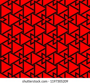 Minimalist geometric seamless background. For digital paper, textile print, page fill. Vector illustration