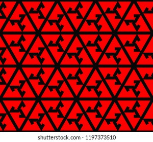 Minimalist geometric seamless background. For digital paper, textile print, page fill. Vector illustration