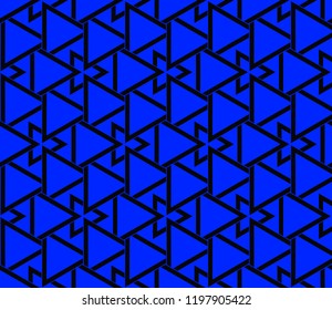 Minimalist geometric seamless background. For digital paper, textile print, page fill. Vector illustration