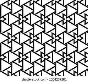 Minimalist geometric seamless background. For digital paper, textile print, page fill. Vector illustration