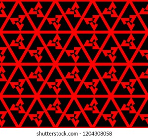 Minimalist geometric seamless background. For digital paper, textile print, page fill. Vector illustration
