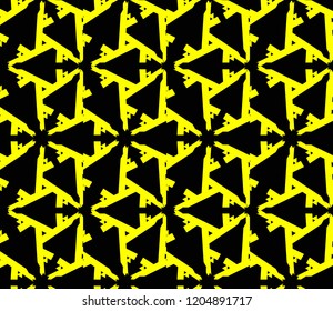 Minimalist geometric seamless background. For digital paper, textile print, page fill. Vector illustration
