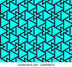 Minimalist geometric seamless background. For digital paper, textile print, page fill. Vector illustration