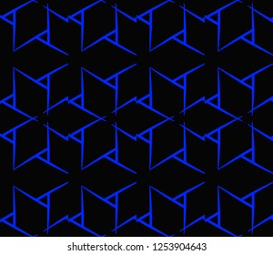 Minimalist geometric seamless background. For digital paper, textile print, page fill. Vector illustration