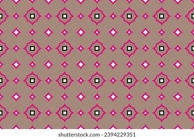 Minimalistischer geometrischer, nahtloser Hintergrund. Für digitales Papier, Stoffdruck, Seitenfüllung. Abstraktes geometrisches Muster.