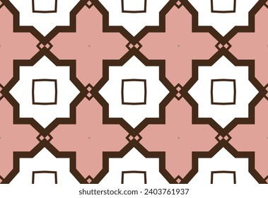 Minimalistischer geometrischer, nahtloser Hintergrund. Für digitales Papier, Stoffdruck, Seitenfüllung. Abstraktes geometrisches Muster.