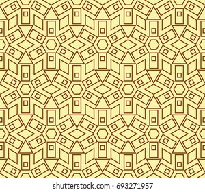 Minimalist geometric seamless background. For digital paper, textile print, page fill. Vector illustration