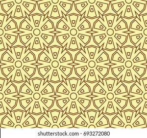 Minimalist geometric seamless background. For digital paper, textile print, page fill. Vector illustration
