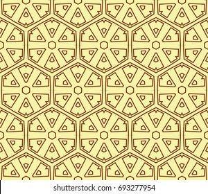 Minimalist geometric seamless background. For digital paper, textile print, page fill. Vector illustration