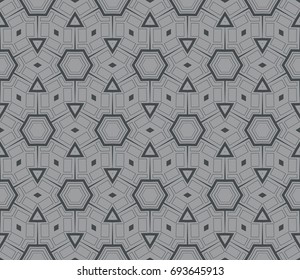 Minimalist geometric seamless background. For digital paper, textile print, page fill. Vector illustration