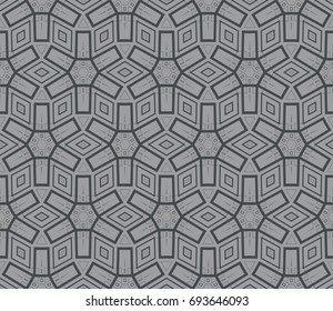 Minimalist geometric seamless background. For digital paper, textile print, page fill. Vector illustration