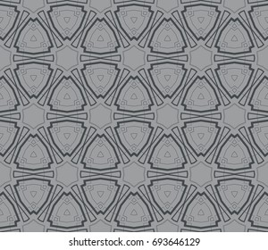 Minimalist geometric seamless background. For digital paper, textile print, page fill. Vector illustration
