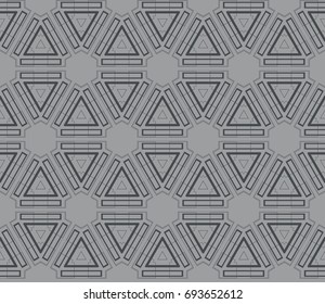 Minimalist geometric seamless background. For digital paper, textile print, page fill. Vector illustration