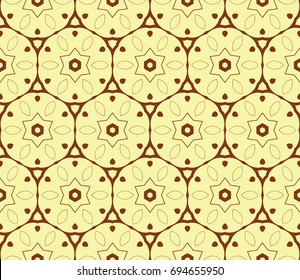 Minimalist geometric seamless background. For digital paper, textile print, page fill. Vector illustration