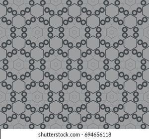Minimalist geometric seamless background. For digital paper, textile print, page fill. Vector illustration
