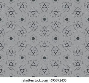 Minimalist geometric seamless background. For digital paper, textile print, page fill. Vector illustration