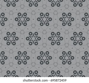 Minimalist geometric seamless background. For digital paper, textile print, page fill. Vector illustration