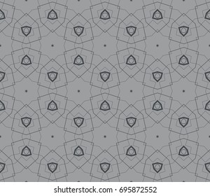 Minimalist geometric seamless background. For digital paper, textile print, page fill. Vector illustration