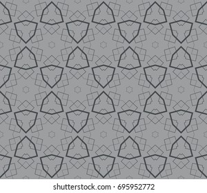 Minimalist geometric seamless background. For digital paper, textile print, page fill. Vector illustration
