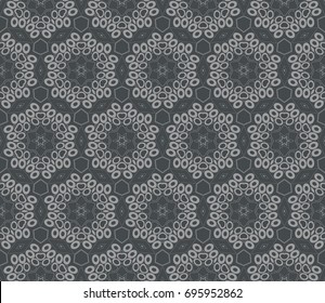 Minimalist geometric seamless background. For digital paper, textile print, page fill. Vector illustration