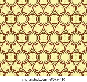 Minimalist geometric seamless background. For digital paper, textile print, page fill. Vector illustration